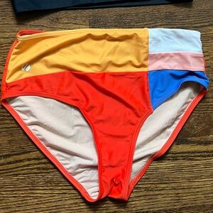Nani Colorblock Downtown Patch Bikini Bottom